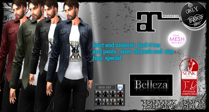 2016 MALE SHIRT  UNDERSHIRT   HUD