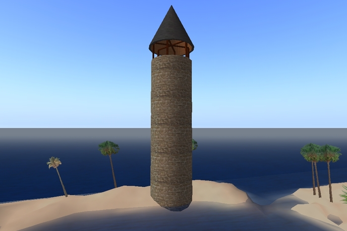 medieval tower LOW PRIM