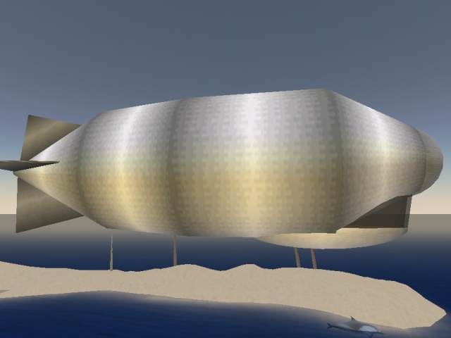 Zeppelin / Blimp residence- skybox