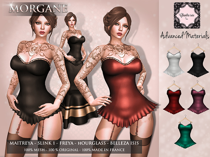 :-:Chambre Rose:-: Morgane corset full 