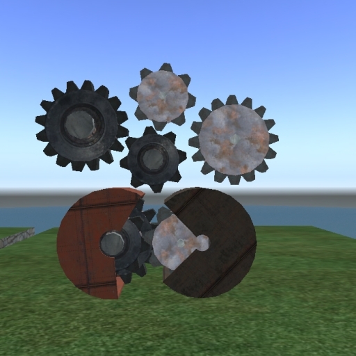 SteamPunk Industrial Gears - boxed
