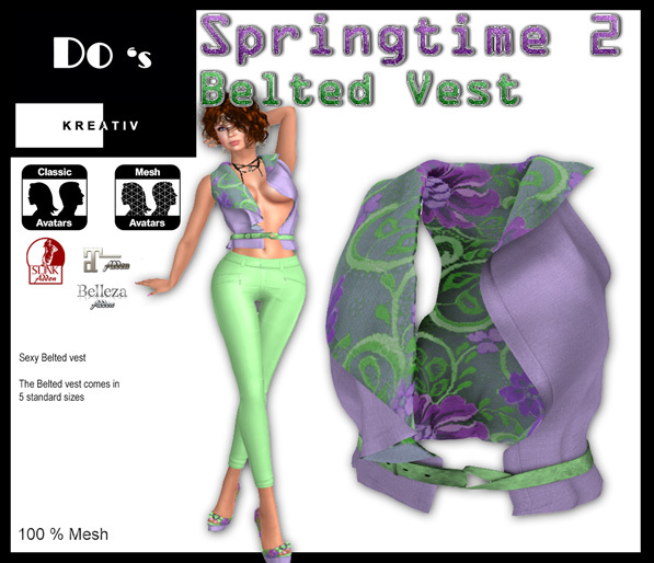 .:Do's:. Belted Vest  Springtime 1  DEMO