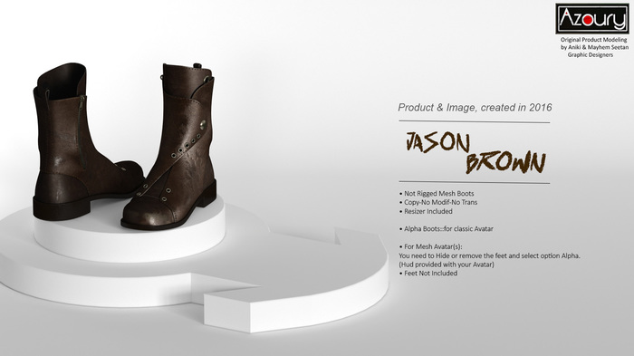 AZOURY - Jason Boots (Brown)