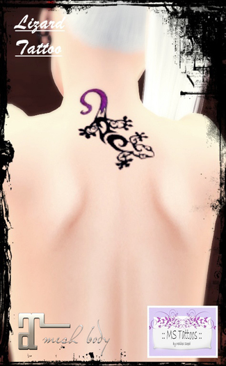 :: MS :: Tattoo Lizard Maitreya Body Mesh Lara