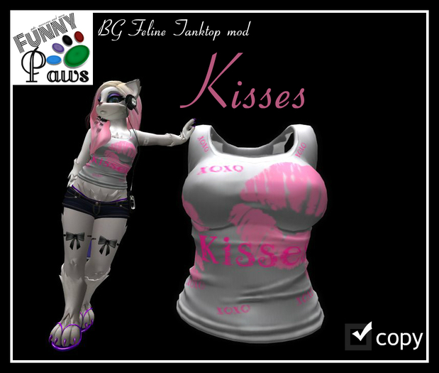 ~FP@ws! BG Feline Tanktop Mod Kisses