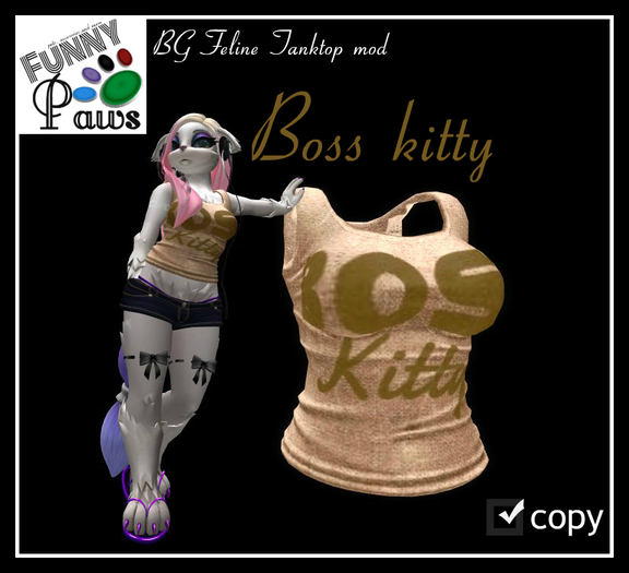 ~FP@ws! BG Feline Tanktop Mod Boss Kitty