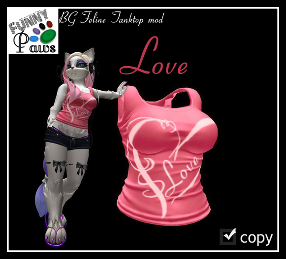 ~FP@ws! BG Feline Tanktop Mod Love
