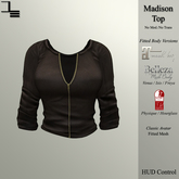 DE Designs - Madison Top - Brown