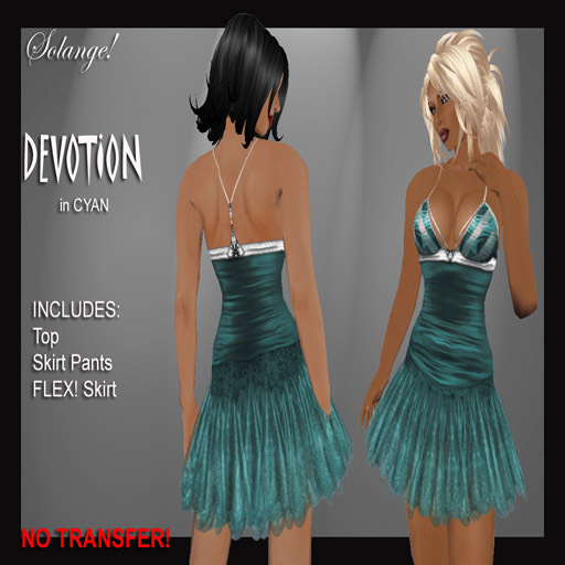 *Solange!* Devotion Dress - CYAN
