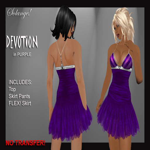 *Solange!* Devotion Dress - PURPLE