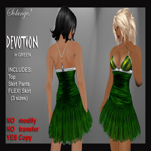 *Solange!* Devotion Dress - GREEN