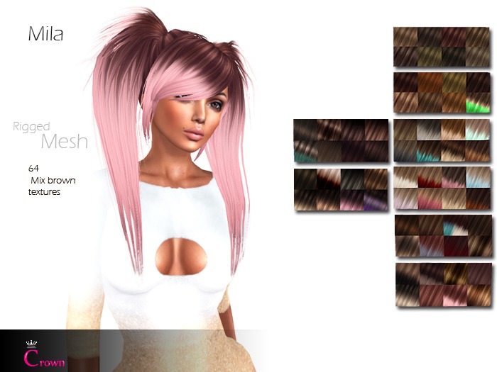 .::Crown::. Long Hair "Jasmin" DEMO V2.0