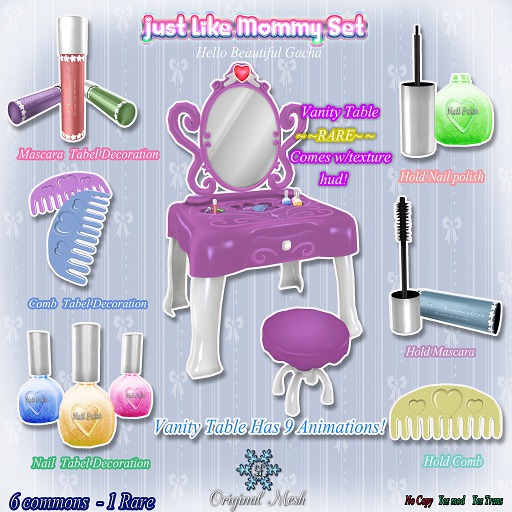 *SF*  Mascara Table Decoration [BOX]