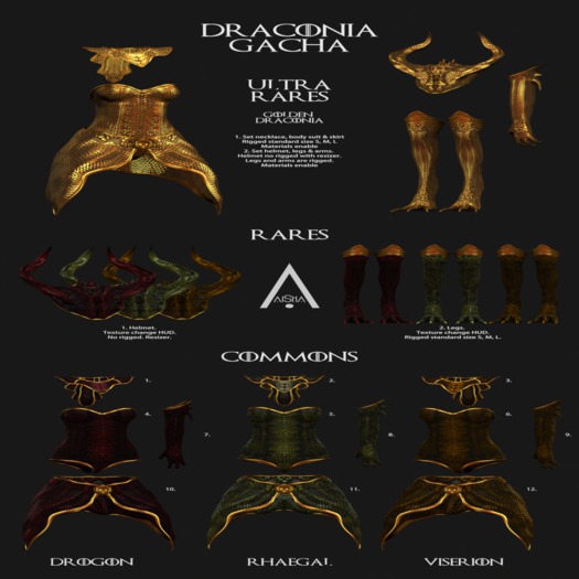 .AiShA. Draconia Helmet (RARE)