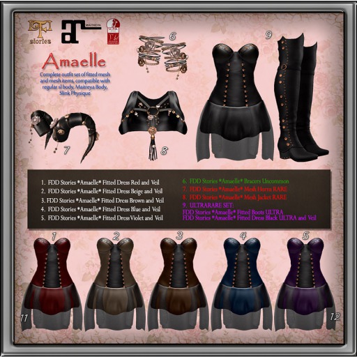 FDD Stories *Amaelle* Mesh Horns RARE