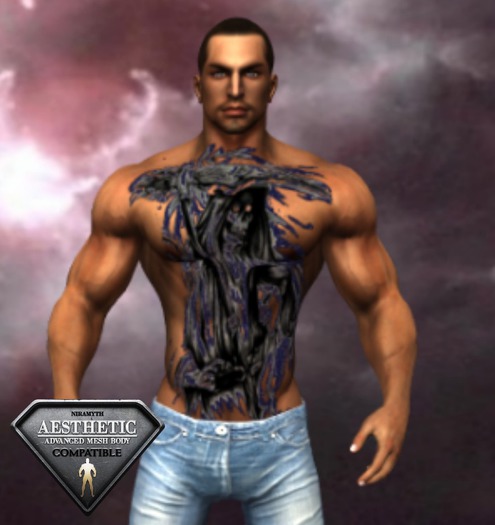 RIPPER'S TATTOO HUD:REAPER-WOMAN CHEST 1.2 (WEAR ME)