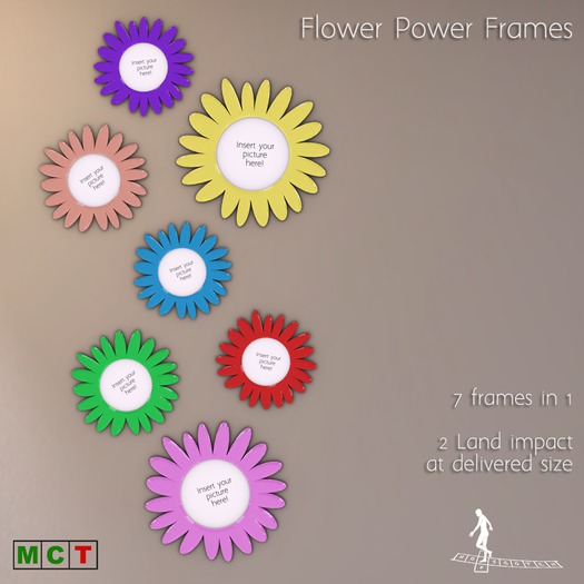 *~*HopScotch*~* Flower Power Frames