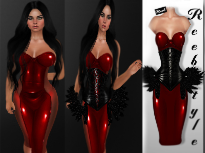 312-Reeb Style Beyocne Red Dress