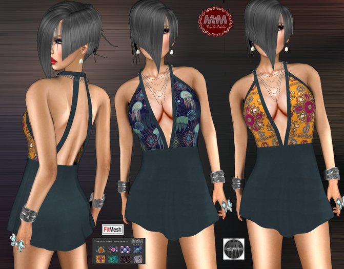 M&M-DRESS INTROVERT MESH- (Demo)