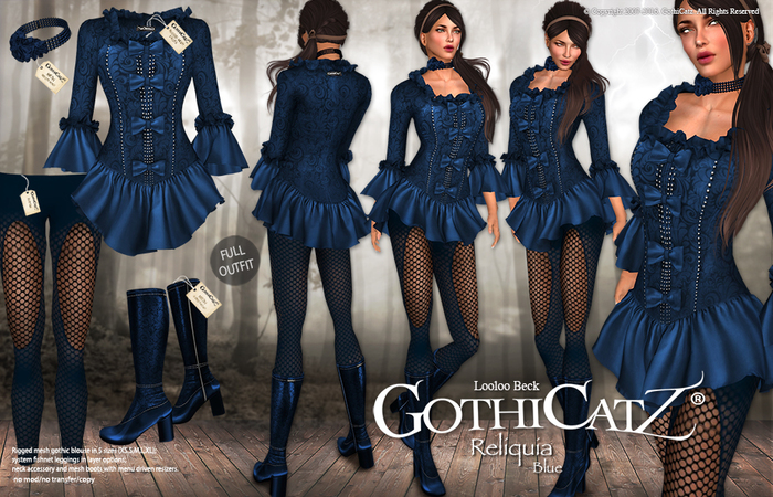>>GothiCatz<< Reliquia (Blue)