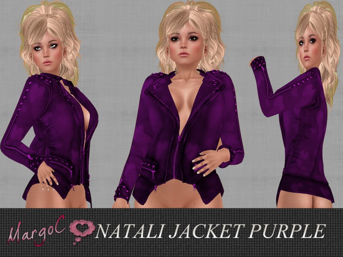 DEMO NATALI JACKET PURPLE  - MargoC