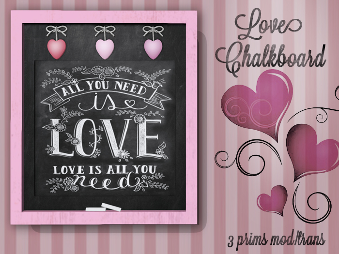 Love Chalkboard Mesh (mod/trans)