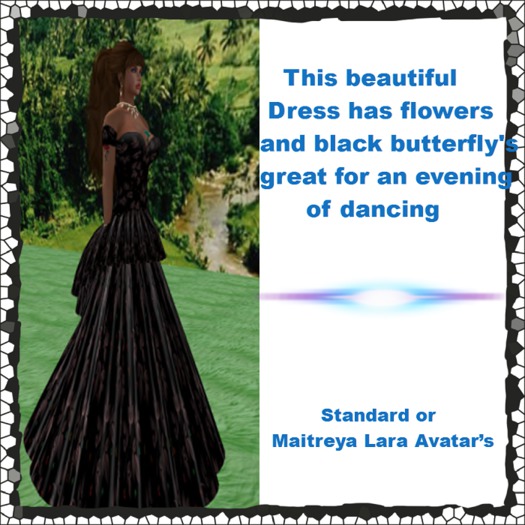 Mod Dress - Black Butterfly main image 1