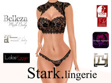 Stark. Lingerie Grace - Black (Appliers inc.)