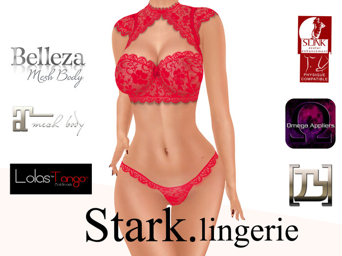 Stark. Lingerie Grace - Red (Appliers inc.)