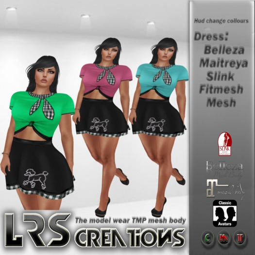 LRS_Fabiana Dress (HUD CHANGE COLLOURS)