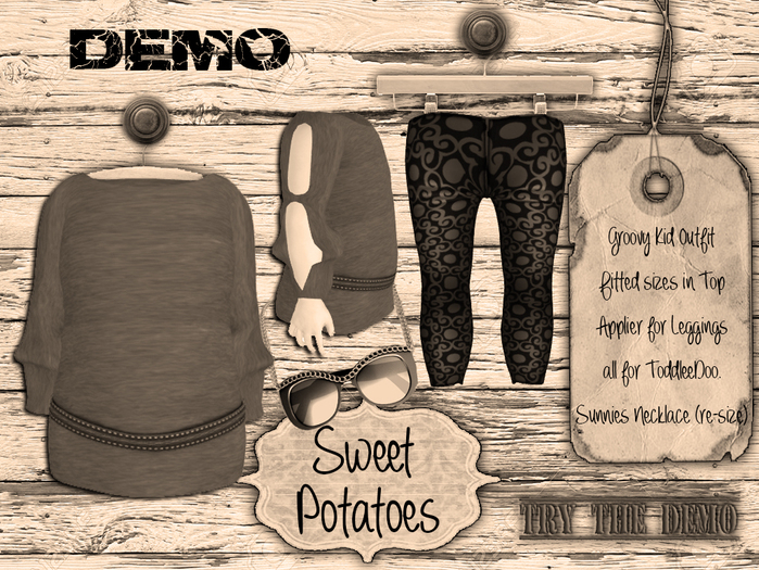 <SP> Groovy Kid Outfit for ToddleeDoo - DEMO