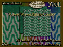 Velvet Waves Fabric Combo Seamless Textures Materials Ready Full Perms 1024x1024