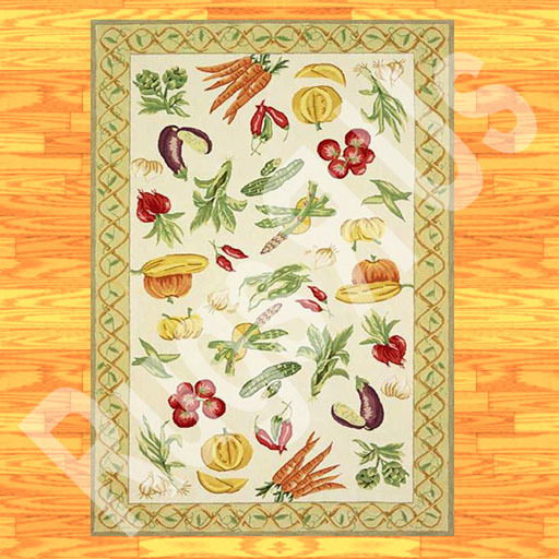 Second Life Marketplace Rug Kitchen Vegetables 001