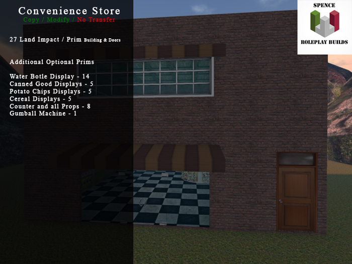 Convenience Store 27 Prim