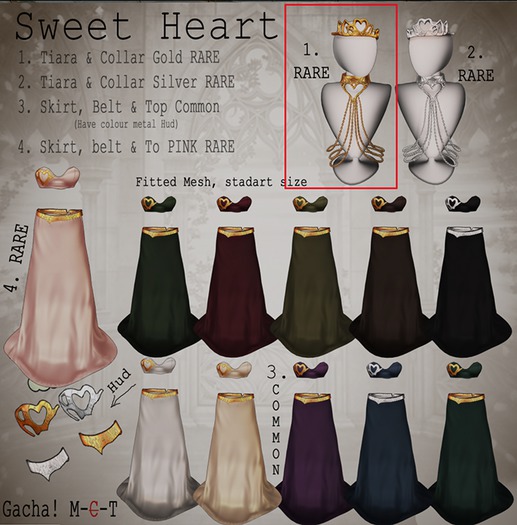 Heart Jewelry Gold RARE