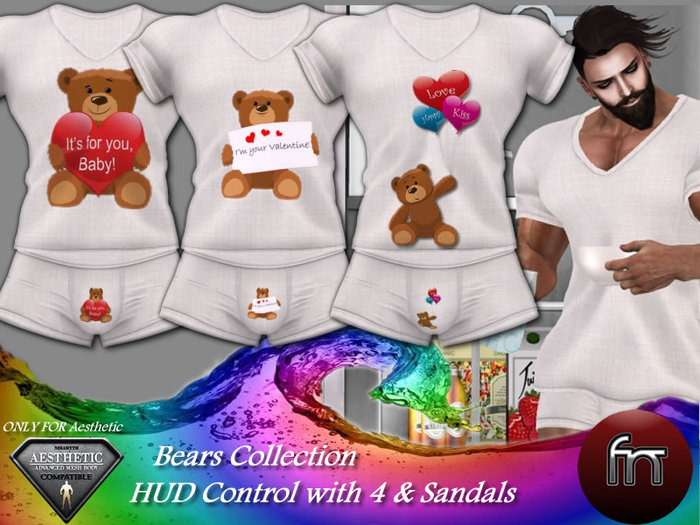 [FN] Aesthetic Bears Collection A - Suit Bag WEAR