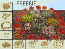Plant FREEBIE - Preview. Round shaped fields by Wild Motley