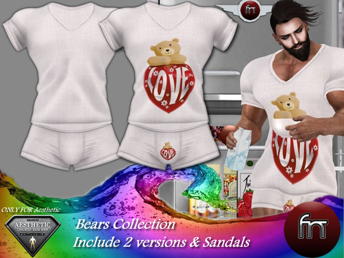 [FN] Aesthetic Bears Collection 4&13 - Suit Bag WEAR