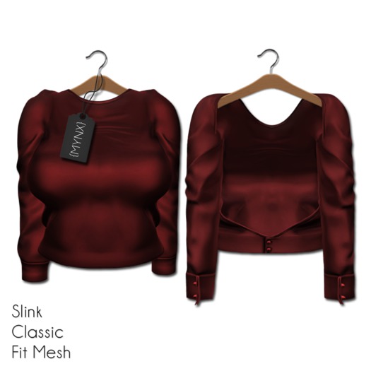{MYNX} Opened Back Blouse - Red