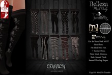 [Etchaflesh] Half N Half Thigh High Warmers Set