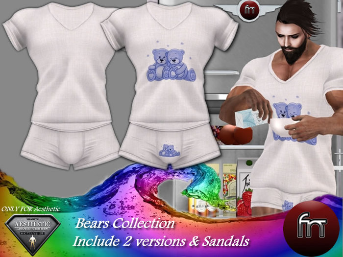 [FN] Aesthetic Bears Collection 10&13 - Suit Bag WEAR