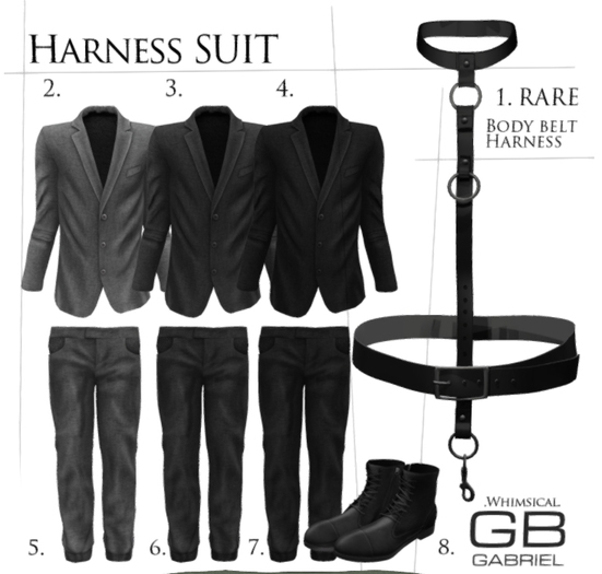 2.::GB::Harness jacket /Gray