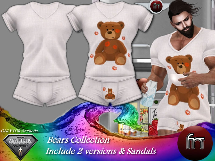 [FN] Aesthetic Bears Collection 8&13 - Suit Bag WEAR