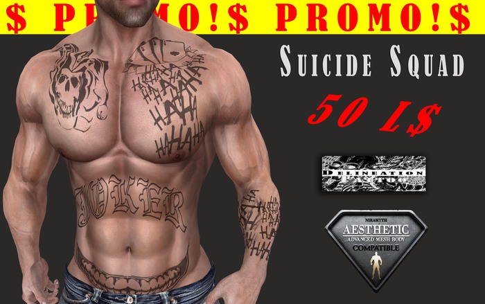 ::[DELINEATION]:: (Aesthetic) SUICIDE SQUAD - PROMO Tattoo HUD