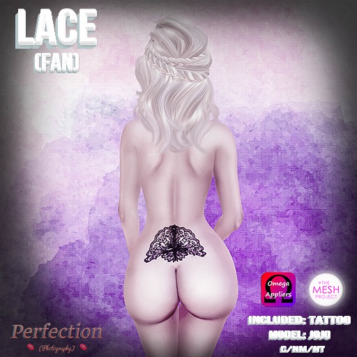 Perfection ~ Lace (Fan)-HUD ADD ME-