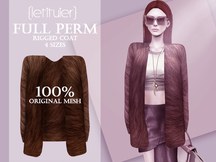 {Letituier} Rigged Coat - (Full Permission)