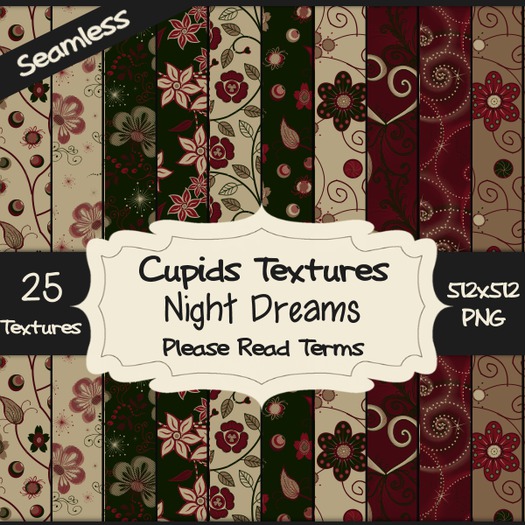 *Cupids Textures * 25 NIGHT DREAMS