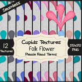 *Cupids Textures * 12 FOLK FLOWER