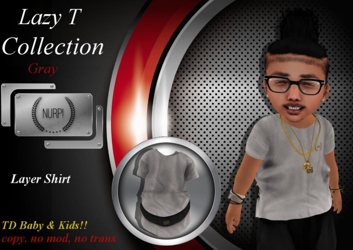 :o nurp! Lazy Layer Shirt - GRAY