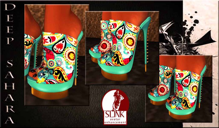 ~*DS*~ Female HippieHeels for SLINK High Feet